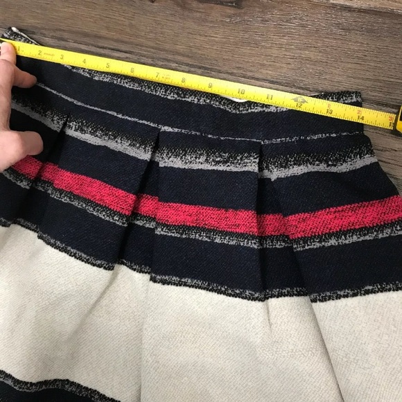 Zara Basic Women’s Full Skirt Color Block Stripe S - Picture 8 of 8
